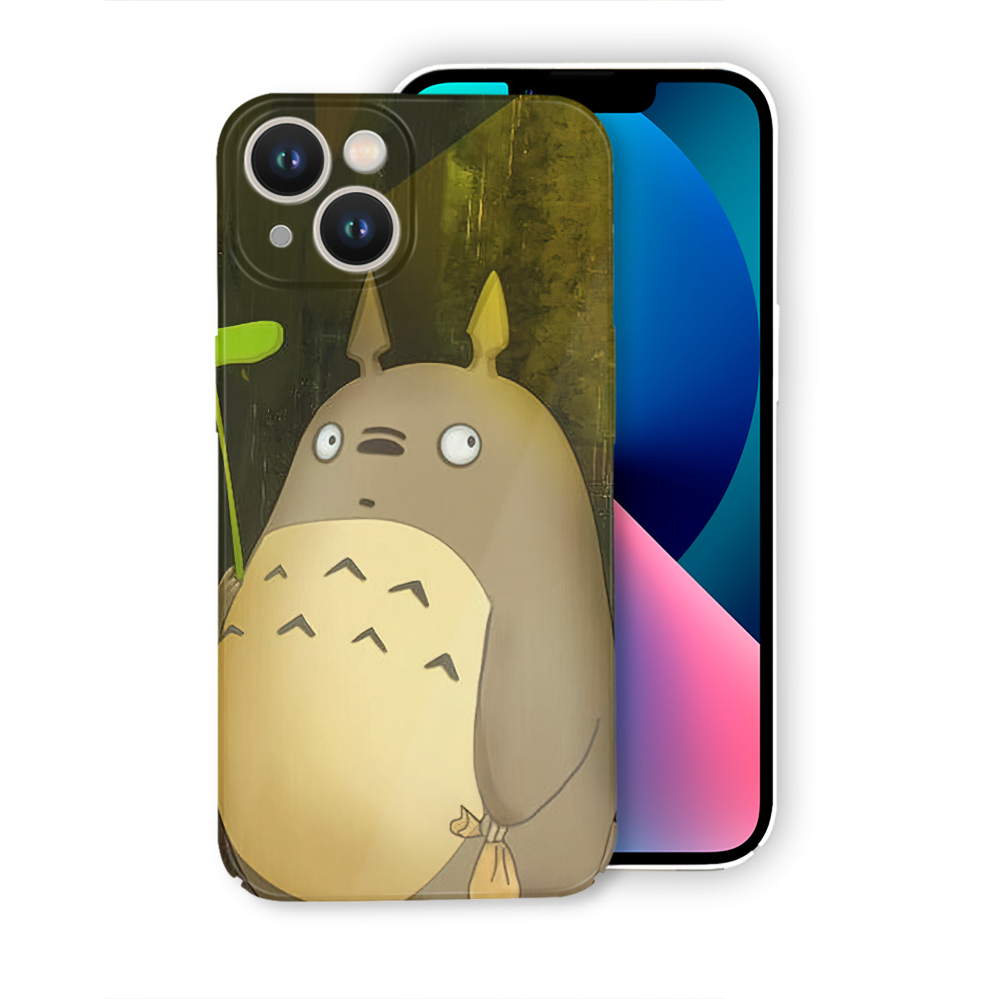（画像用） となりのトトロ 草壁メイ 草壁サツキ My Neighbor Totoro Satsuki Kusakabe Mei Kusakabe 【iPhone 14シリーズ対応】ハードケース